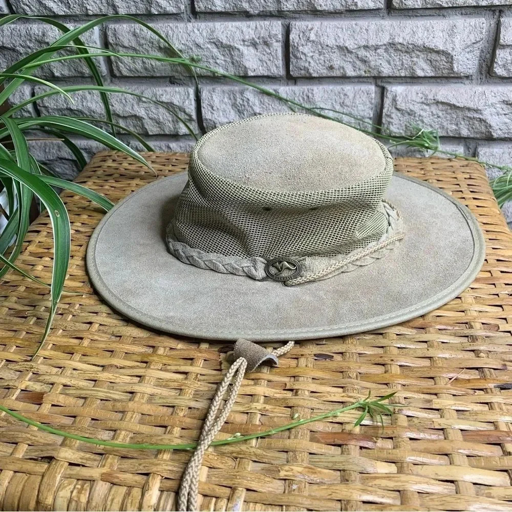 Vintage Australian Grizzly Hatters Squashy Hat